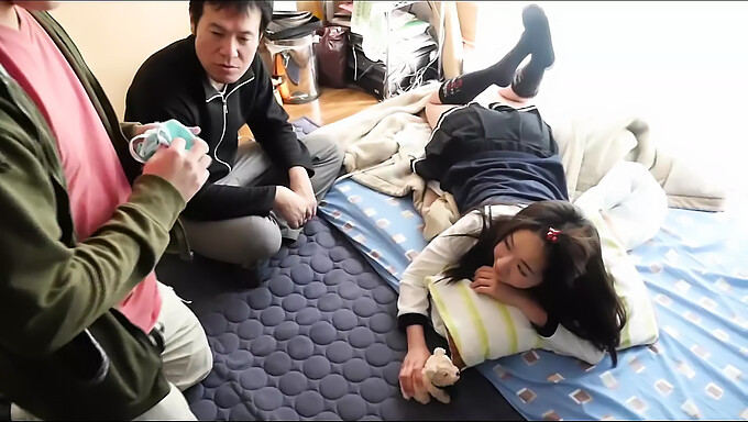 Japanese Teen Gets A Cumshot In Her Mouth